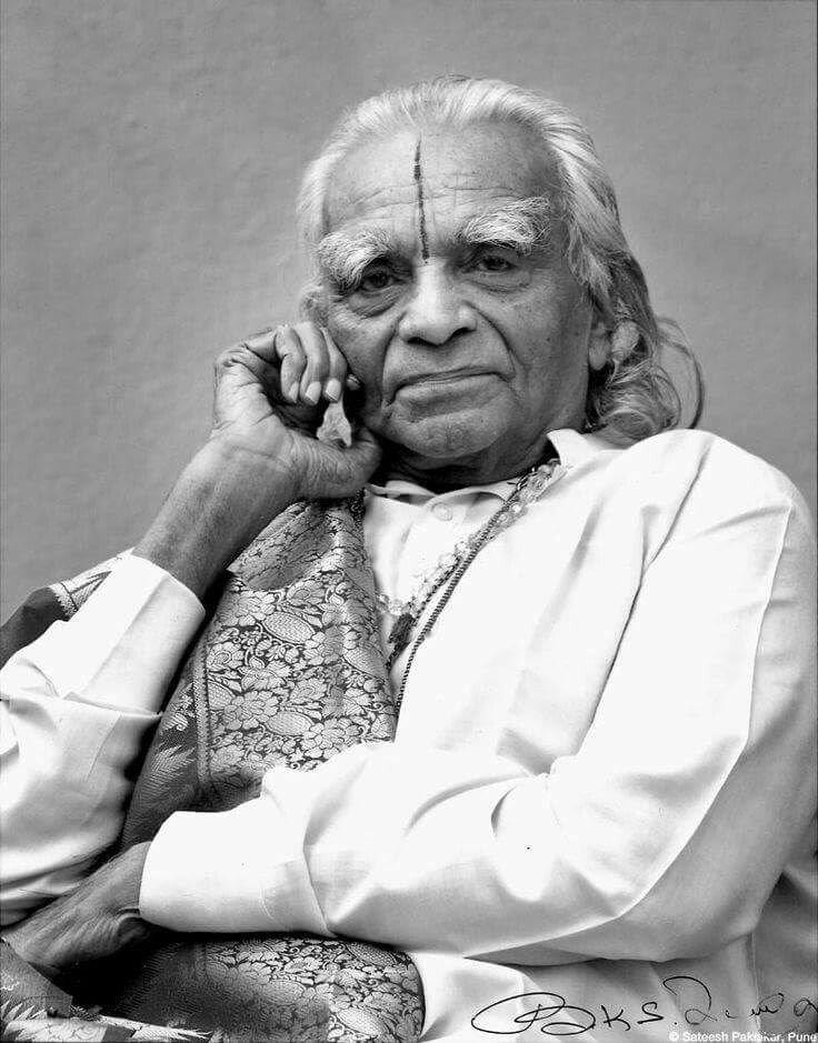 BKS Iyengar portrait