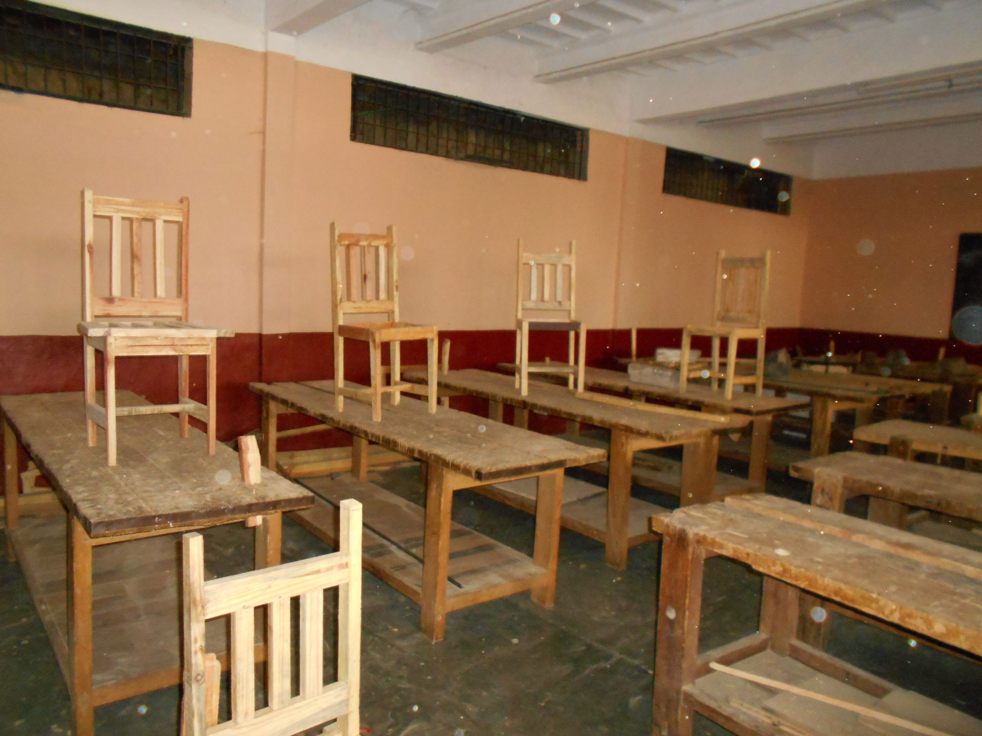 Salle de classe centre social St Vincent de Paul